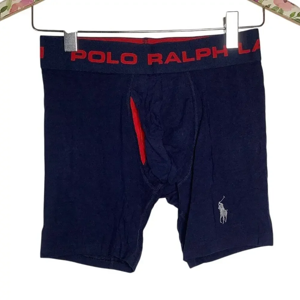 Polo Ralph Lauren Men's S Blue Perfect Flex Pouch Boxer Briefs C15-3